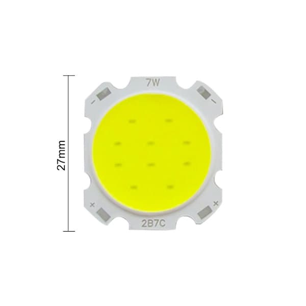 LED Kilde Chip Lysdiode VARM HVID 7W 7W varm hvid 7W-7W