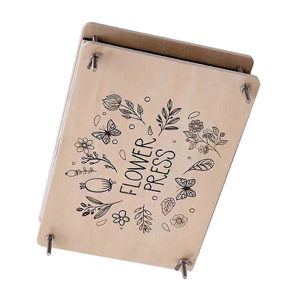 Professionelt blomsterpresse-sæt, 30X21cm DIY blomsterpresse-sæt til voksne til fremstilling af tørrede blomster &.pa