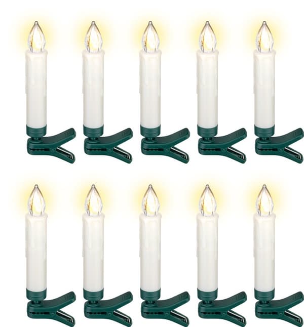 10 trådløse LED-julelys