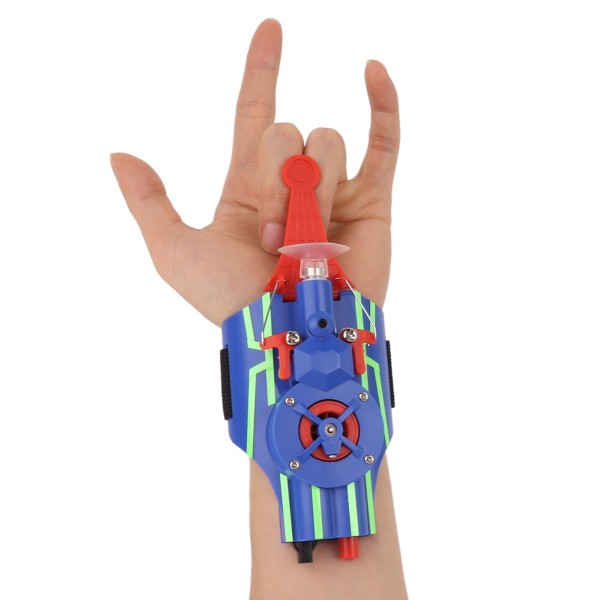 Launch Wrist Toy Set Endless Fun Multifunksjonelt trygt utendørsspill Weblansering Rollelek Toy Blue