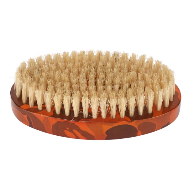 Skjeggbørste Trehåndtak Fjerning av smuss Bærbar oval Multipurpose Mykne hårpleiebørste