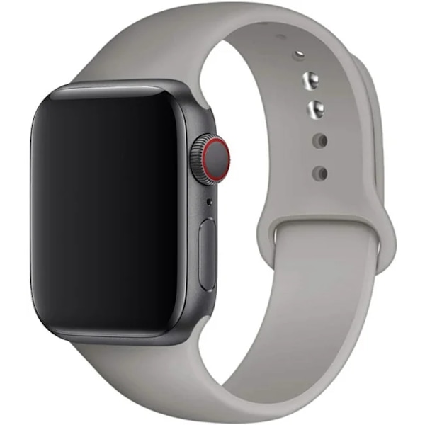 Silikoniranneke Apple Watchille 45mm 44mm 42mm 49mm 41mm 40mm 38mm correa armband iwatch Series 8 7 9 SE 4 3 5 Ultra 6 Sumu Fog 42 44 45 49 mm M-L