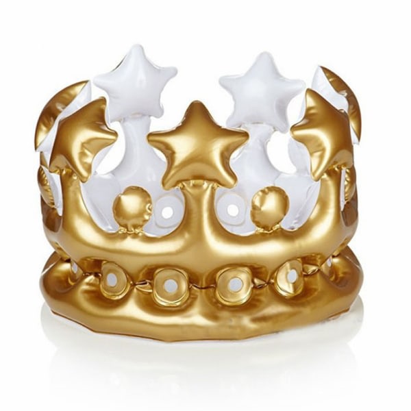 PVC uppblåsbar leksak födelsedag prinsessa hattu kuningatar pannband kruunu suuri