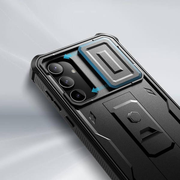 Tech-Protect Galaxy A55 5G Mobilcover Kevlar Cam Plus - Sort