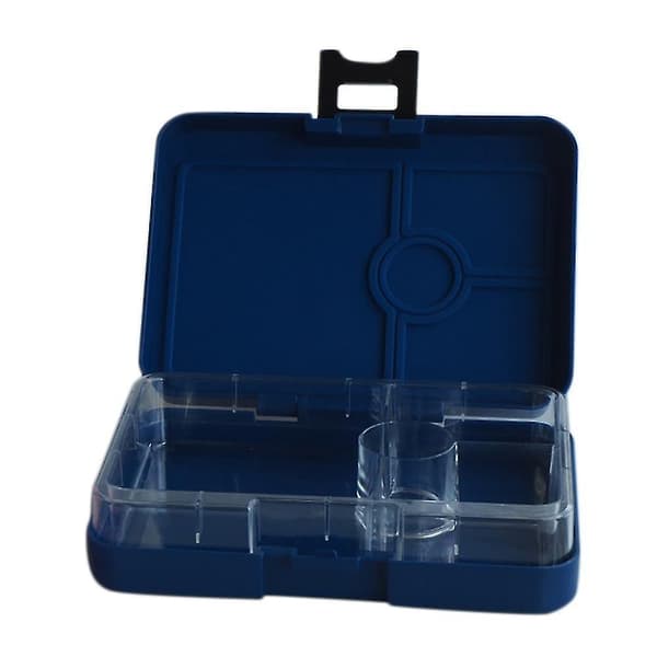 Bento Box Madkasse Kompatibel til Børn/Voksne Bento Box med Rum (blå)