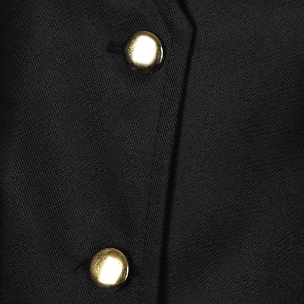 1/2/3 Män Steampunk Frackjacka Gotisk Viktoriansk Kappa Paty Svart XL Black XL 1Set