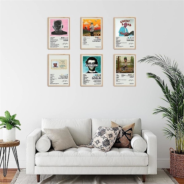 Tyler Plakat Folklore Album Reputation Plakat Musikalbum Tyler The Creator Tilbehør Plakat Til Værelse Æstetisk Lærred Vægkunst Soveværelsesdekoration[qb]