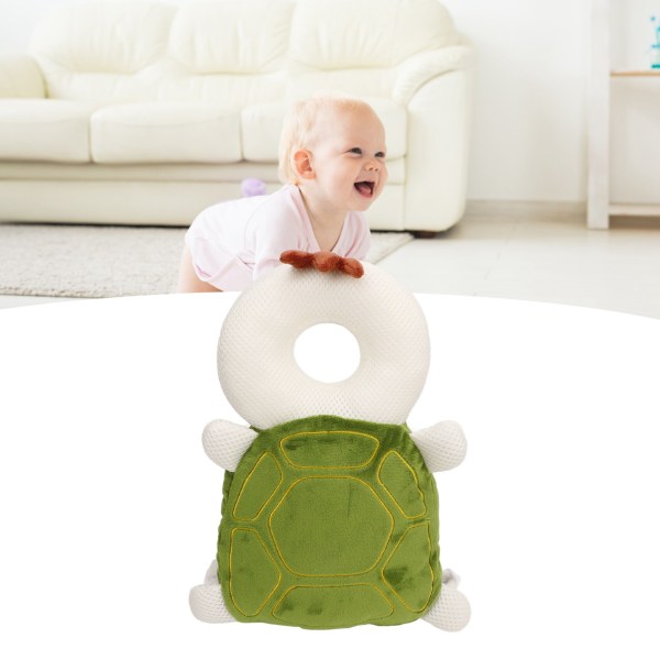 Baby Huvudskydd Ryggsäck Djurformad PP bomullsfyllning Toddler Gå Säkerhetskudde Sköldpadda