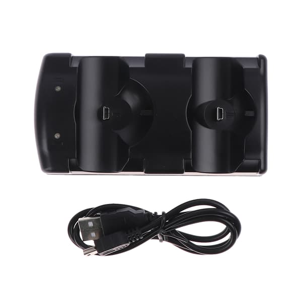 PS3move/PS3 håndkontrollader USB Dobbeltlader til PS3 håndkontrol