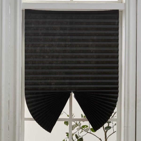 Solskjermingsgardin Halvlysende gardin SVART 60X150CM svart 60x150cm black 60x150cm