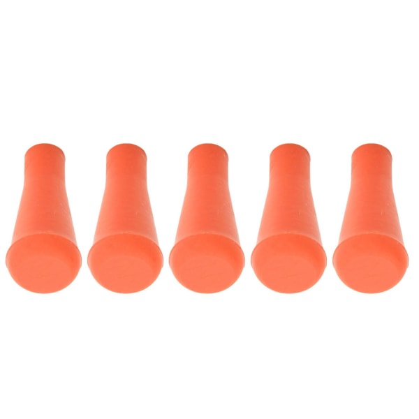 5 stk 6 mm bueskyting pilspisser myk gummi pilspisser Gummi stump spiss brede hoder for jakt Skyting piler Treningsutstyr oransje