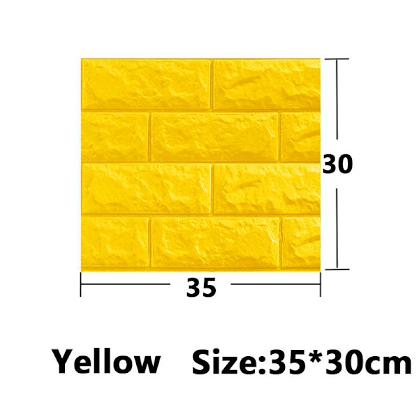 3/5/10 kpl 30*35cm/70*15cm 3D itseliimautuvia seinätarroja Koti- ja taustakuvia Vedenpitävä ja kosteudenkestävä Matches the image 3pcs 70*15cm