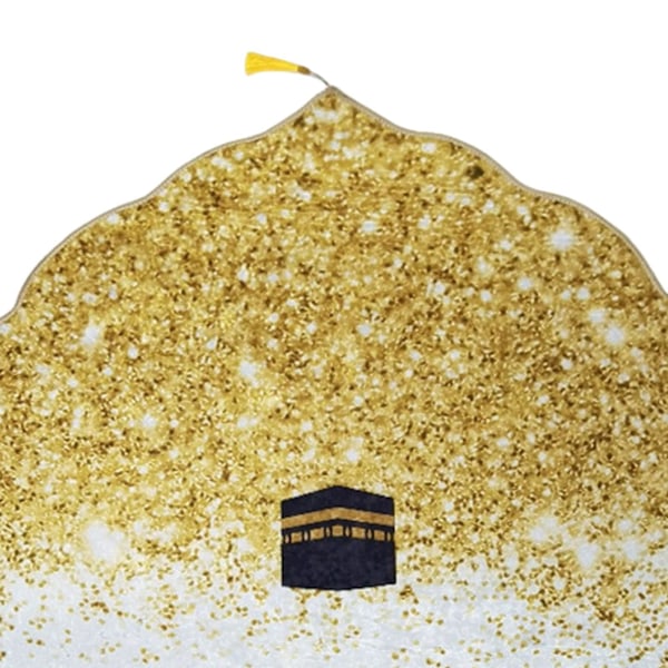 Bönematta Resematta Samlarmatta för utomhusbruk Gold 65 x 110cm