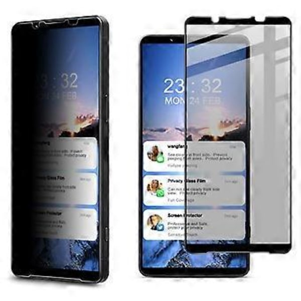 IMAK Sony Xperia 1 VI -puhelimelle tarkoitettu Anti-Spy Privacy -näytönsuoja, karkaistu lasikalvo