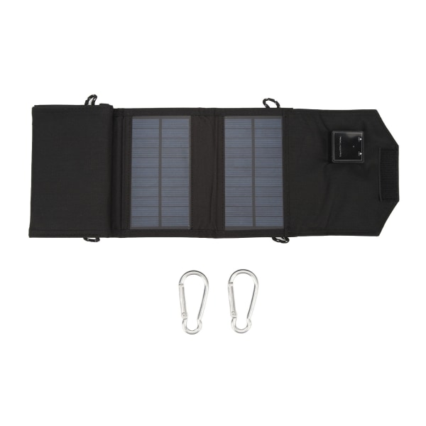 Solar hopfällbar laddare 12W dubbel USB vattentät värmebeständig bärbar solpanel laddare för bärbar dator