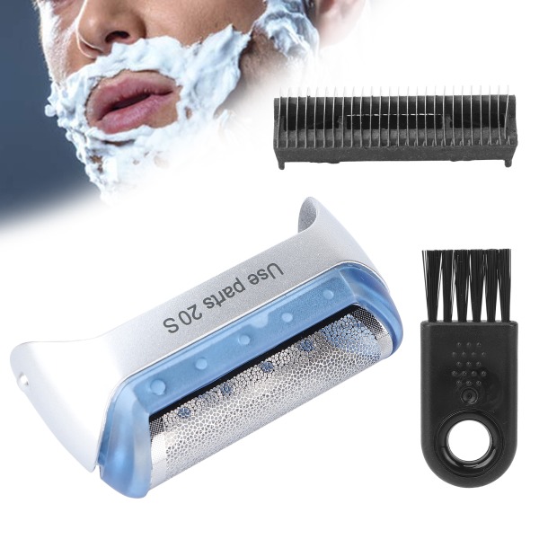 Udskift barberhoved elektrisk barberblad Rens børsteudskiftningsdele Passer til Braun 20S