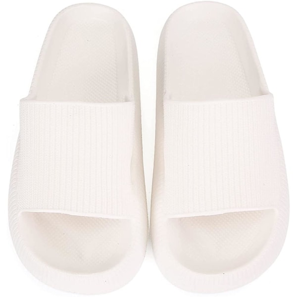 Tofflor Stötdämpande Mjukt EVA Foam Slip-on White Vit