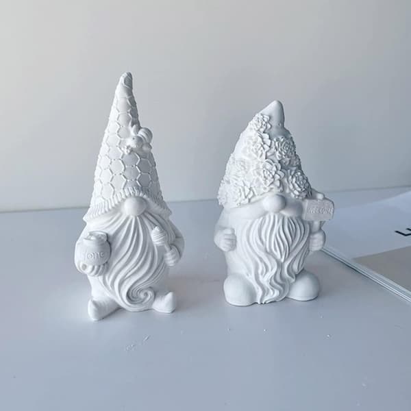 Formar Tomte Jultomte Form Epoksyharpiks Gnome A
