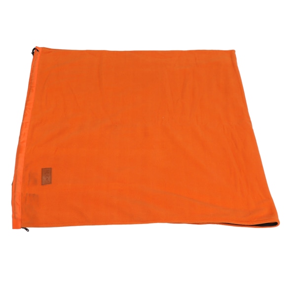 Soveposefôr Super tykk fleece Myk soveposefôrteppe for campingreiser Backpacking Rødaktig oransje