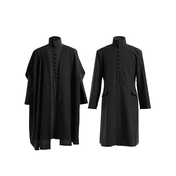 Harry Potter Cosplay Professor Snape Kostym l