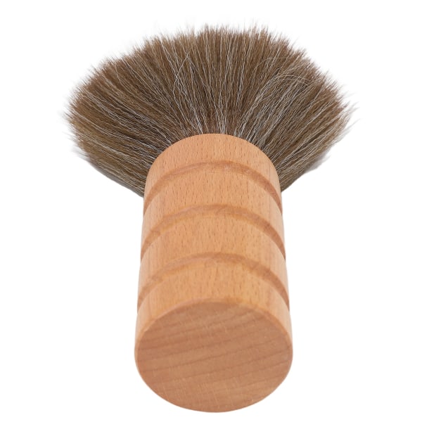 Barberbørste for menn med trehåndtak Fjerning av knust hår i nylon Fleksibel barbering skummende børste