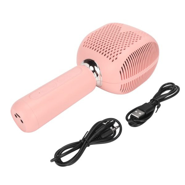 Bluetooth handhållen mikrofon Professionell Smart Öronövervakning i realtid Barnmikrofon för telefon Dator Rosa