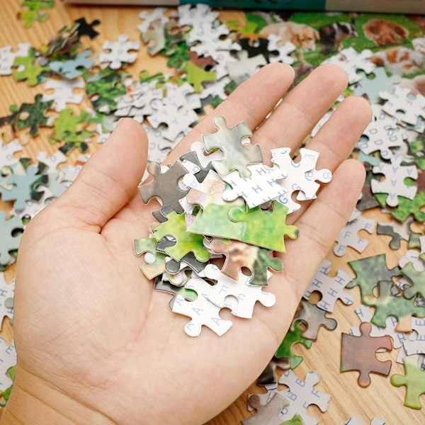 1000 kpl Kakkaavat Pennut Palapeli 101 Pentua Hauska Koirapalapeli Lasten Varhaiskasvatus Palapeli Lelu Lasten Lahjat.PR Paperboard