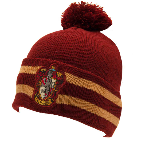 Harry Potter låve/låve Gryffindor hatt og halsduk Set One Si Red/Gold One Size