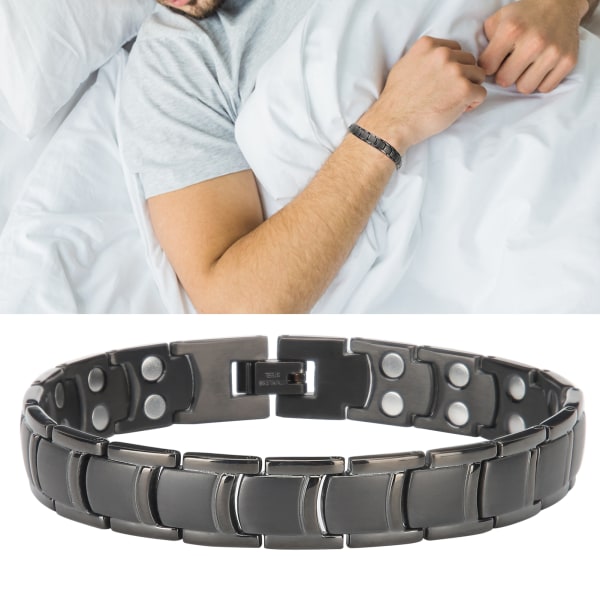 Armband i rostfritt stål Magnetisk terapi Handkedja Health Care Smycken Tillbehör