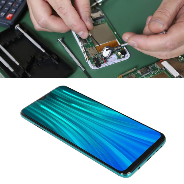 6,53 tommer LCD-skjerm LCD-skjerm erstatning for berøringsskjerm for Xiaomi Redmi Note 8 Pro M1906G7I M1906G7G Ice Jade