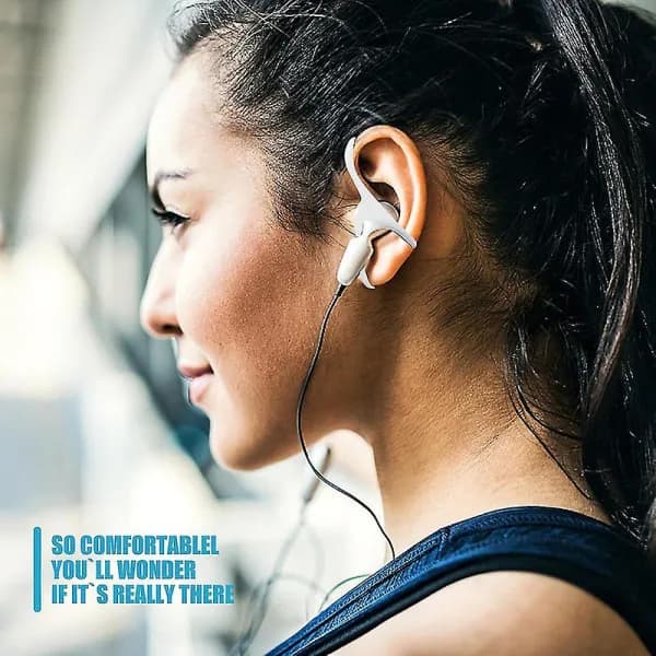 Comfortable Ear Hooks Compatible with All Earbuds, Hook-Shaped Sports Earbud Holders
