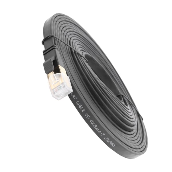 Cat 8 Ethernet-kabel Profesjonell høyhastighets RJ45 krystallhode Kategori 8 nettverkskabel for modemruter-PC 16,4 fot