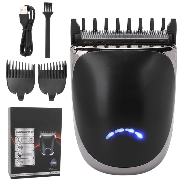 Hårklippningsmaskin för män för män, USB uppladdningsbar, vattentät elektrisk rakapparat för klippning av hår