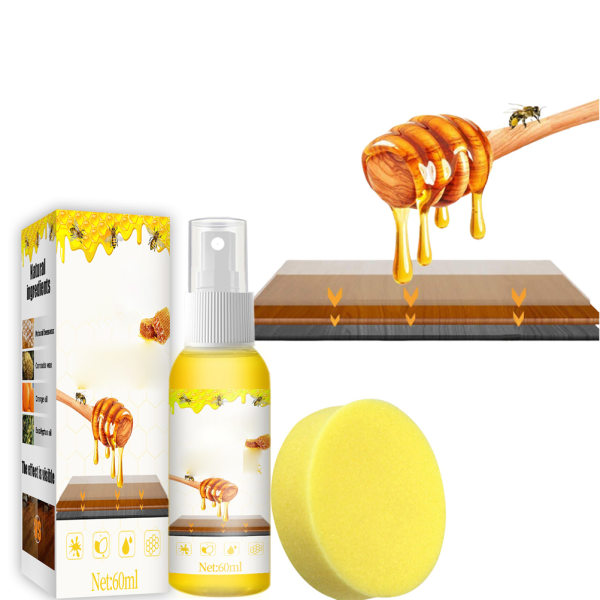 60ml Wood Care mehiläisvahaspray kodin huonekalujen hoito luonnollinen mehiläisvaha kosteudenkestävä mehiläisvaha