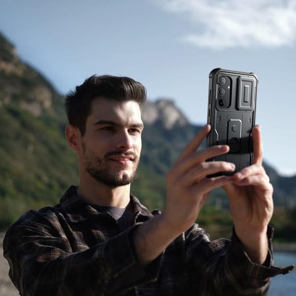 Tech-Protect Galaxy A55 5G -puhelinkotelo Kevlar Cam Plus - Musta