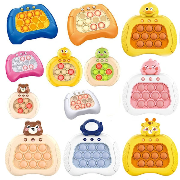 Snabb Push Pop It Spill - Pop It Pro Lydspill Snabb Push Fidget Spill Blå