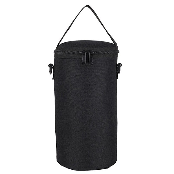 Utendørs camping piknik gass tank oppbevaringsveske Beskyttelse for etui Bærbar vannflaske beskyttelse Lykt oppbevaringspose Large Black