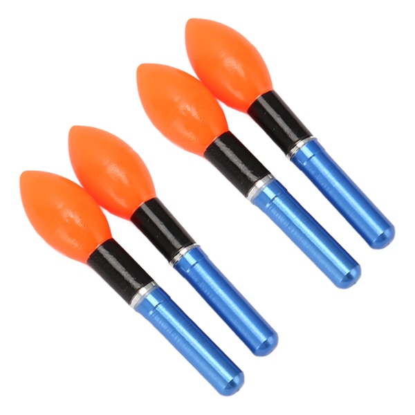 4 stk Bobber Light Glow Sticks Genanvendelig Pære Type Elektronisk Fiskeflyde Lys Stick til Natfiskeri Rød