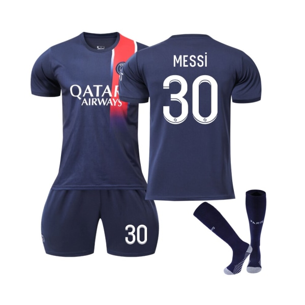 Paris Saint-Germain #30 Messi 2023/2024 Hemmafotbollströja Kaki M