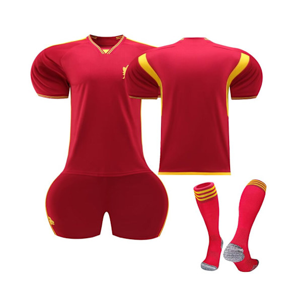 (AS Roma Home Set 2023-24 fotbollströjor 28(150-155CM)
