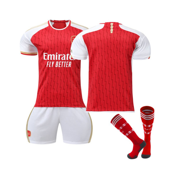 (2023/24 Arsenal hemmafotbollströjasatser för barn, vuxna 18(100-110CM)