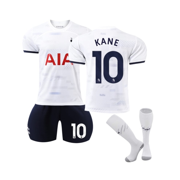 (2023/24 Tottenham Home #10 Kane Fotbollströja Kit för barn Vuxna 26(140-150CM)