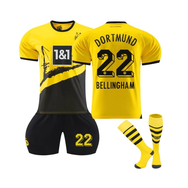 (Dortmund 2023/24 Hemma #22 Bellingham set 3XL(195-200CM)