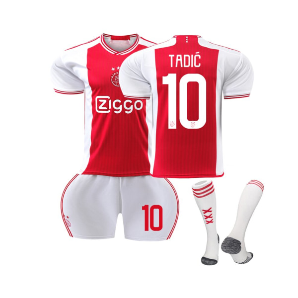 2023/24 Ajax Home #10 Dusan Tadic fotbollströja set L(175-180CM)