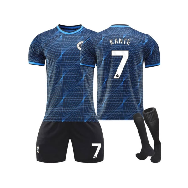 (2023/24 Chelsea bortatröja #7 Kante fotbollströja XS(155-165CM)