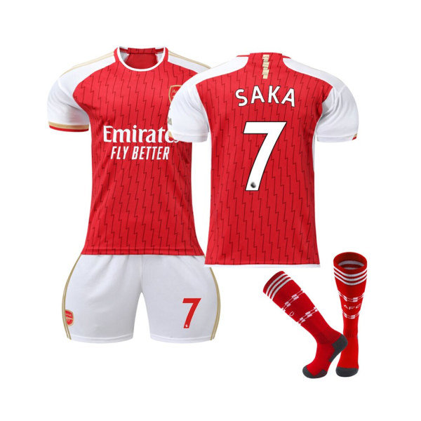 2023/24 Arsenal hemmatröja #7 Saka fotbollströja S(165-170CM)