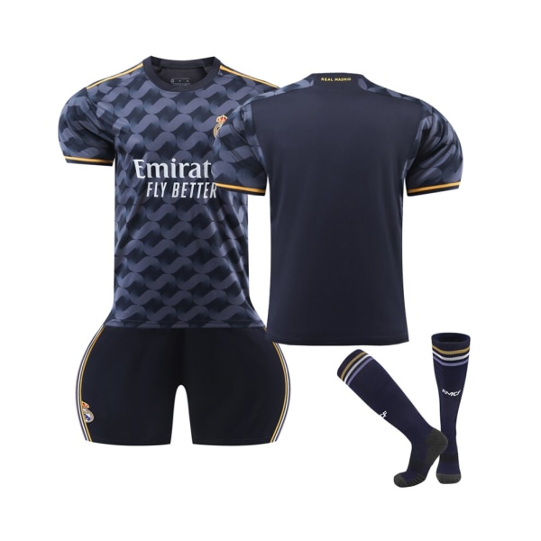 (Real Madrid 2023/24 Bortröja fotbollströja set 3XL(195-200CM)