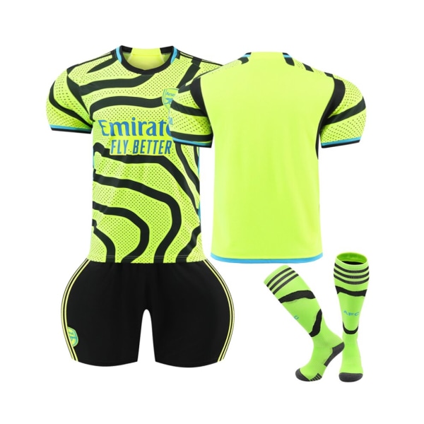 (2023/24 Arsenal Away Fotbollströja Kit för barn, vuxna 24(130-140CM)