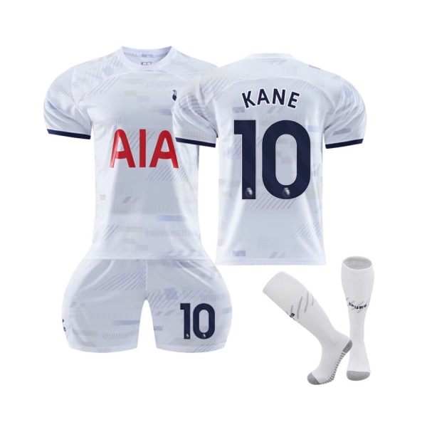 (2023/24 Tottenham Home #10 Kane Fotbollströja Kit för barn Vuxna 18(100-110CM)