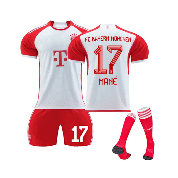 2023/24 Bayern Hemma Mane #17 Fotbollströja gul 4XL